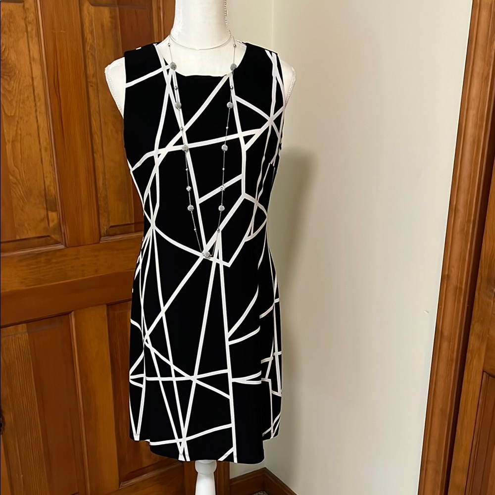 Tommy Hilfiger Geometric Sleeveless Dress